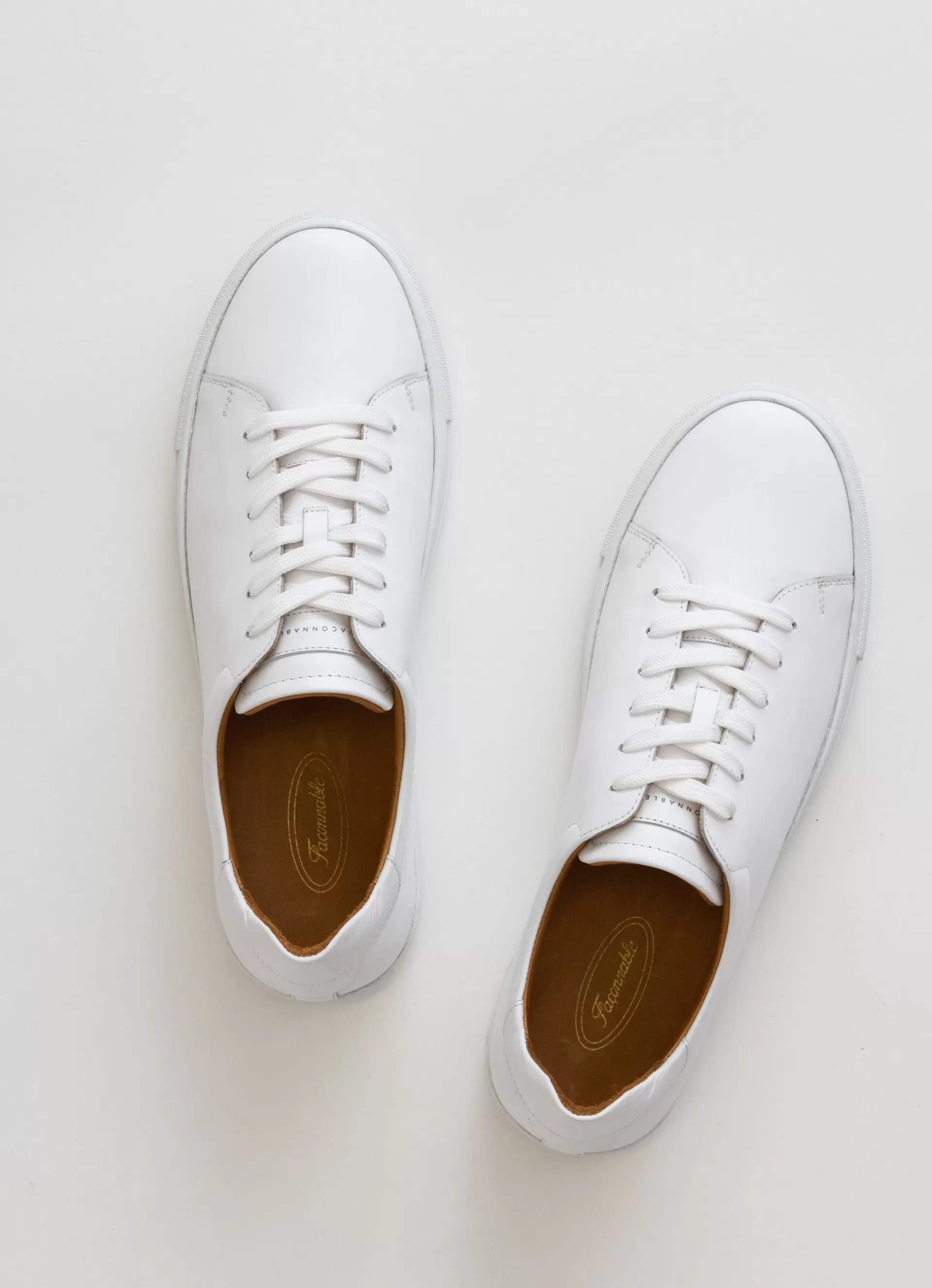 Sneakers>Façonnable Baskets A Semelle Cupsole White