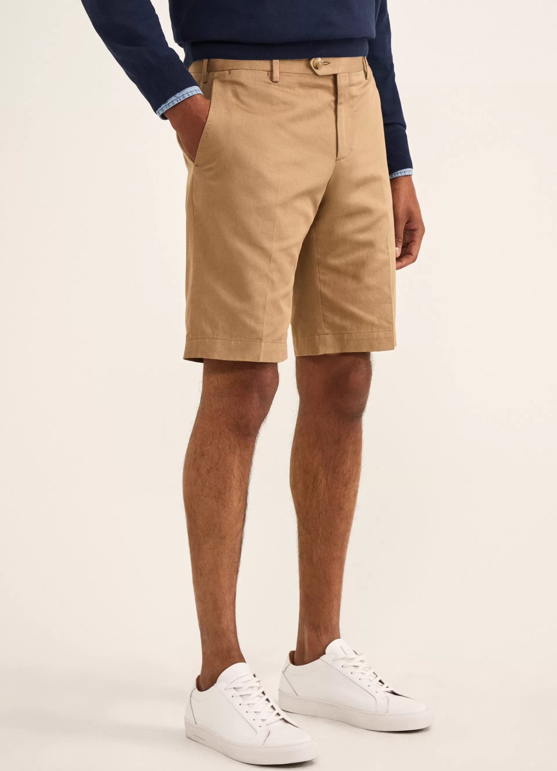 Shorts>Façonnable Bermuda En Lin Et En Coton Sand