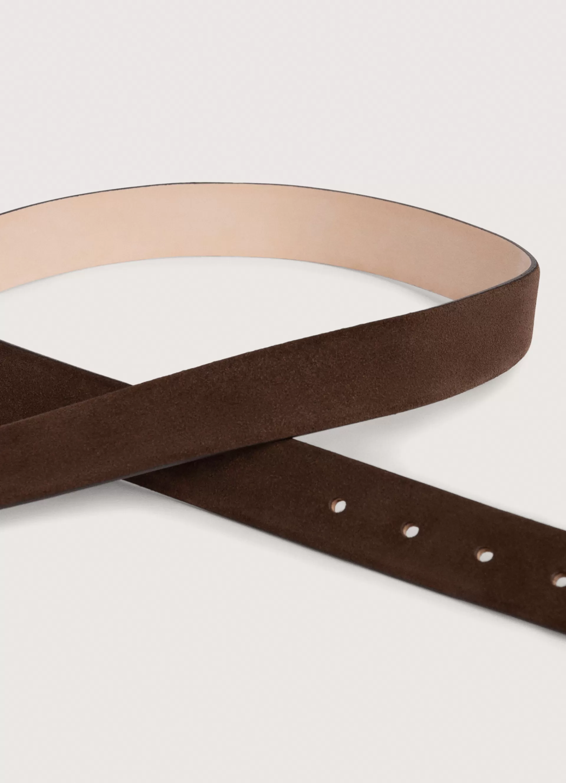 Ceintures>Façonnable Ceinture En Daim Chocolate