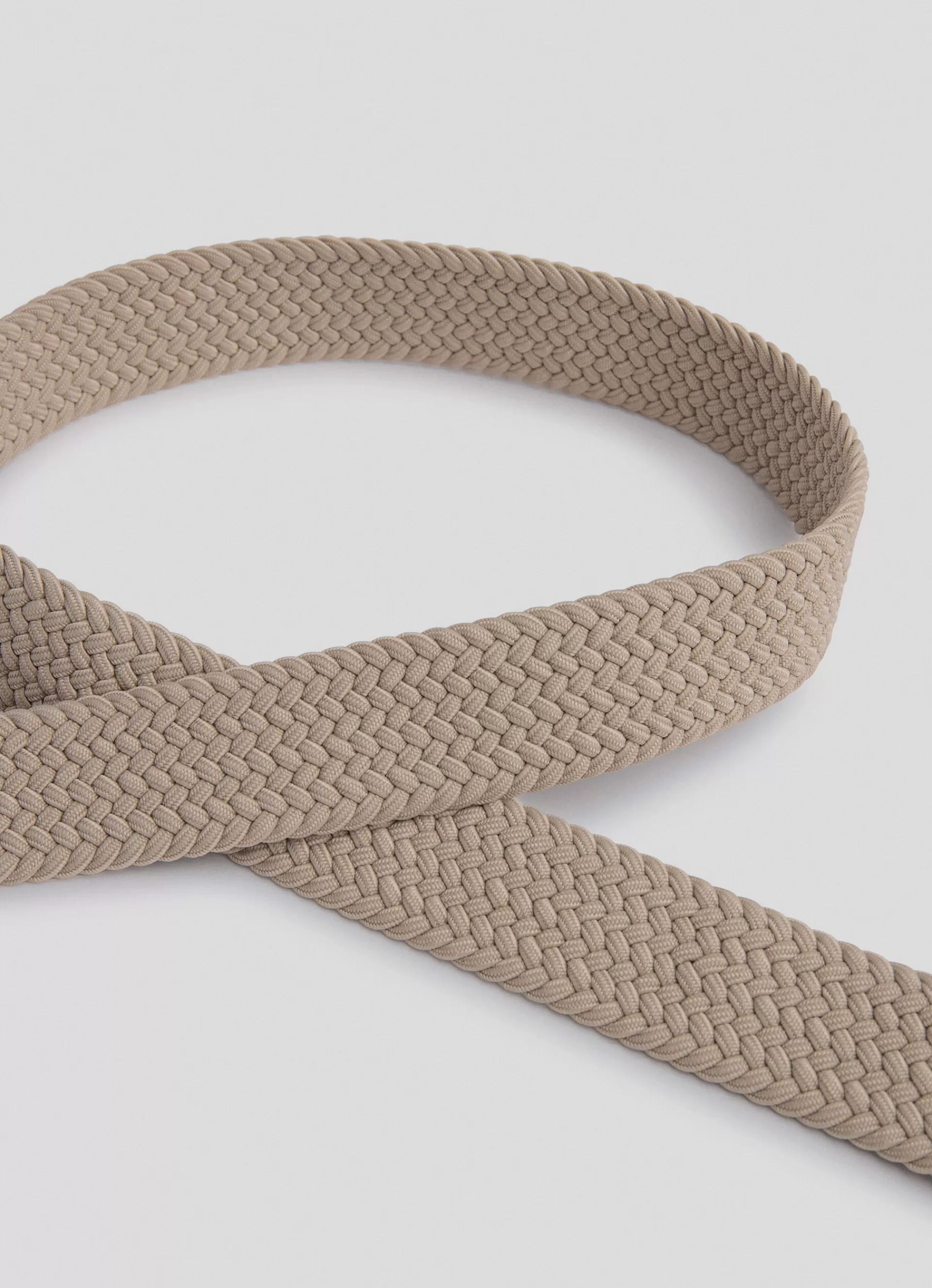 Ceintures>Façonnable Ceinture Tressee Light Beige