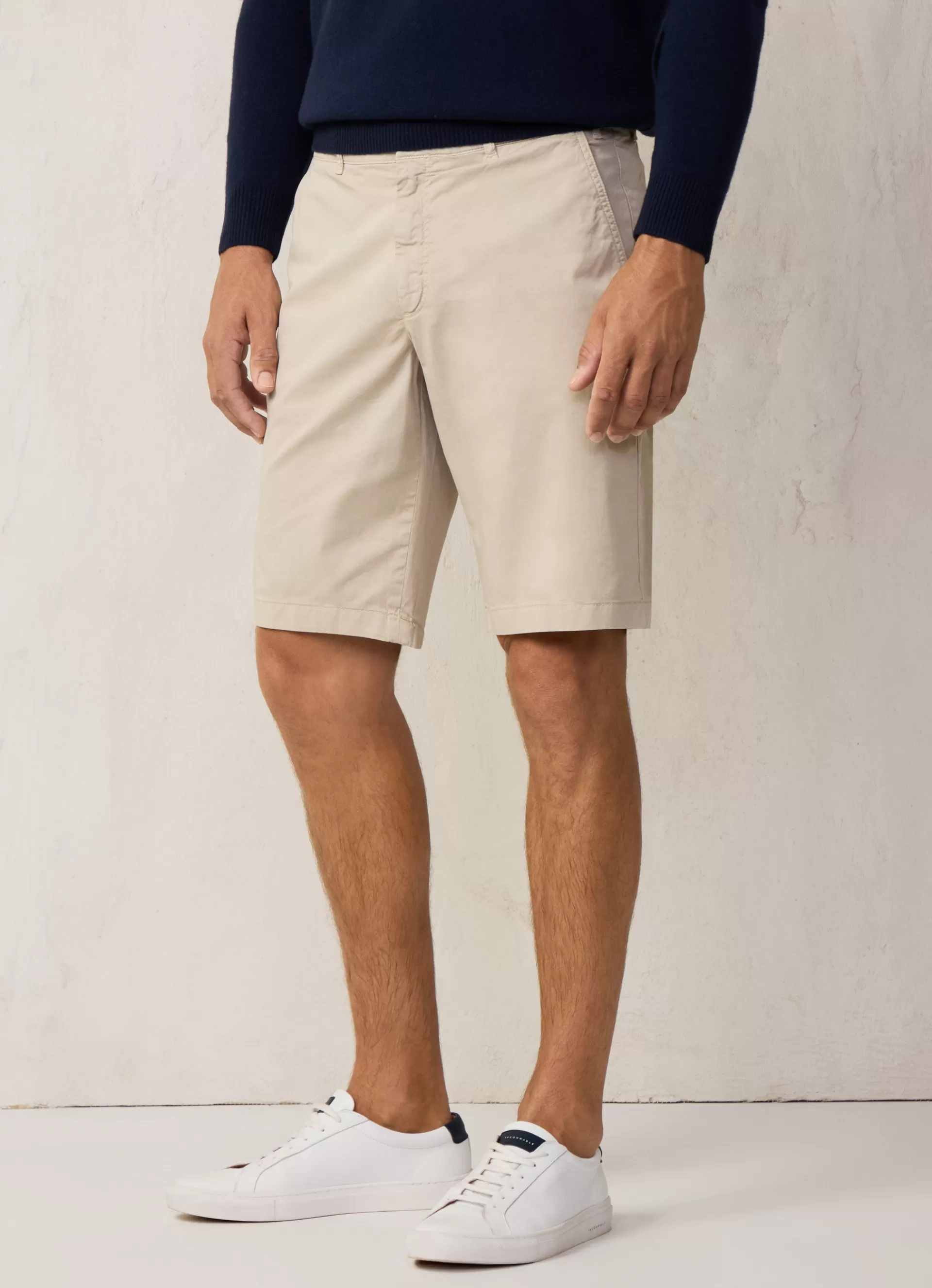 Shorts>Façonnable Short En Coton Light Beige